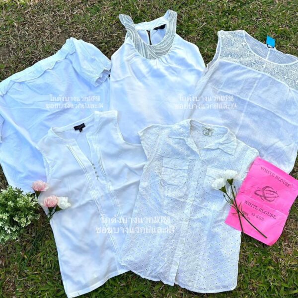เสื้อแฟชั่นขาว ป้ายจรวด - Image 8