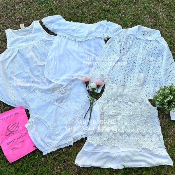 เสื้อแฟชั่นขาว ป้ายจรวด - Image 11