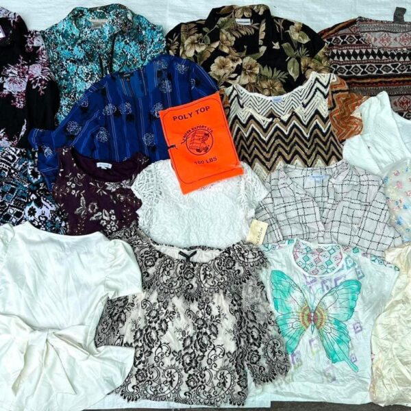 เสื้อแฟชั่นโพลี่ Poly top ป้ายส้ม - Image 9