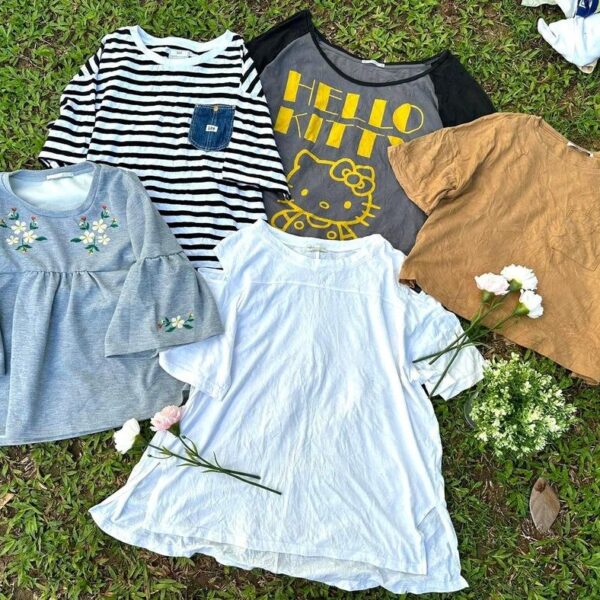 เสื้อยืดแฟชั่นญี่ปุ่น ป้ายวิว - Image 3