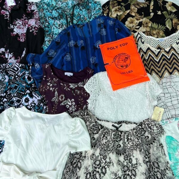 เสื้อแฟชั่นโพลี่ Poly top ป้ายส้ม - Image 10