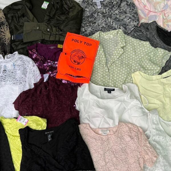 เสื้อแฟชั่นโพลี่ Poly top ป้ายส้ม - Image 7
