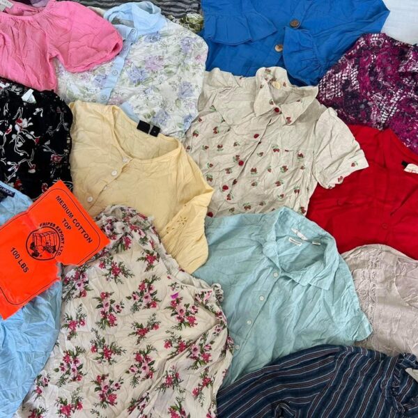 เสื้อแฟชั่นคอตตอน medium cotton ป้ายส้ม - Image 10