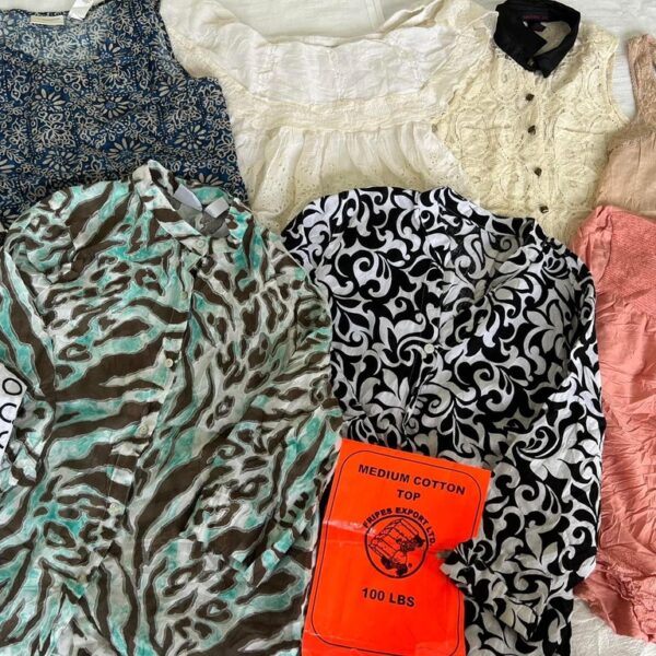 เสื้อแฟชั่นคอตตอน medium cotton ป้ายส้ม - Image 3