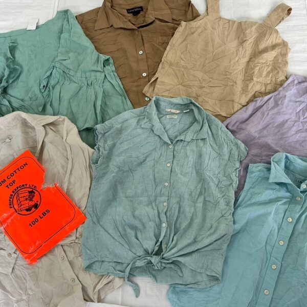 เสื้อแฟชั่นคอตตอน medium cotton ป้ายส้ม - Image 2