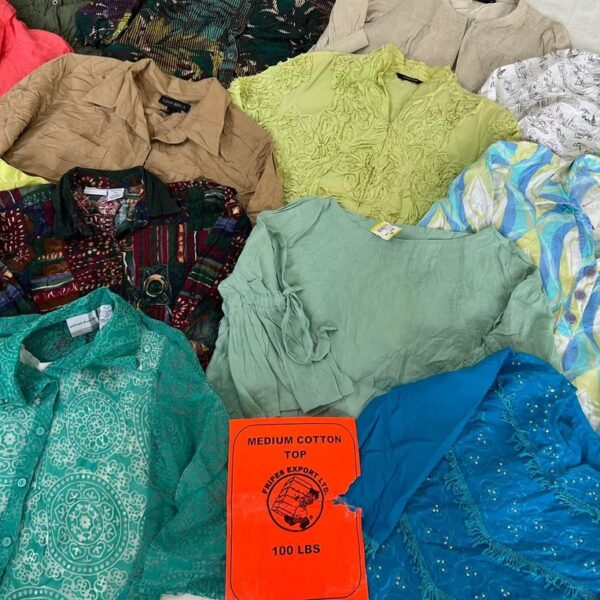 เสื้อแฟชั่นคอตตอน medium cotton ป้ายส้ม - Image 4
