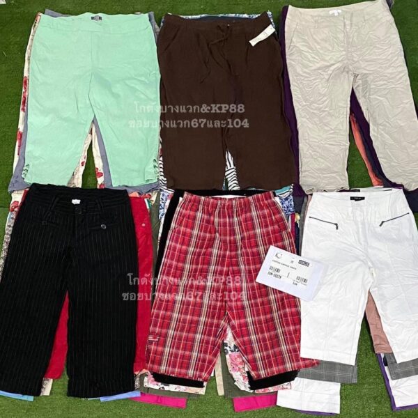 กางเกง4-5 ส่วนแม่บ้าน ป้ายขาว - Image 2