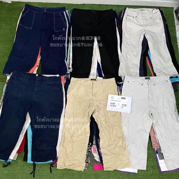 กางเกง4-5 ส่วนแม่บ้าน ป้ายขาว - Image 5