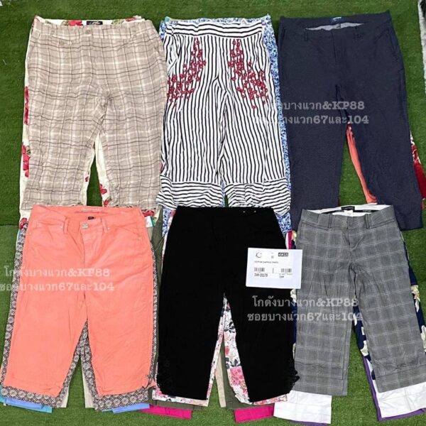 กางเกง4-5 ส่วนแม่บ้าน ป้ายขาว - Image 6