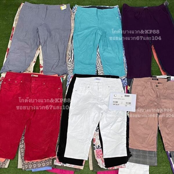 กางเกง4-5 ส่วนแม่บ้าน ป้ายขาว - Image 10