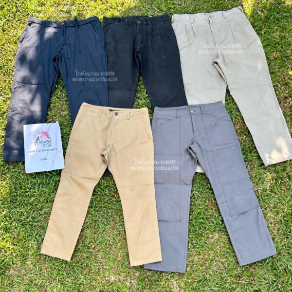 เวสปอย Men cotton pants ญี่ปุ่น ป้ายวิว - Image 2