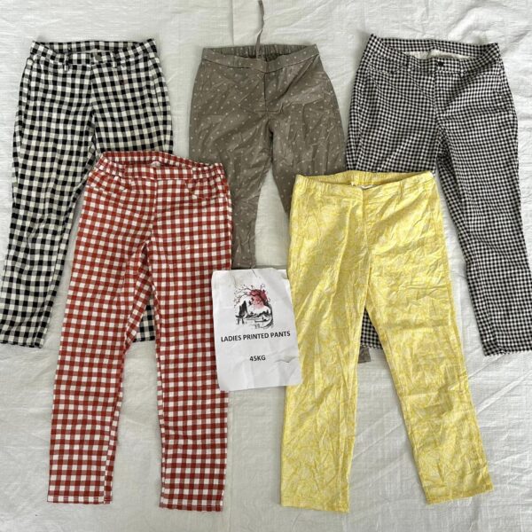 กางเกงลายล้วน Print pants ญี่ปุ่น ป้ายวิว - Image 2