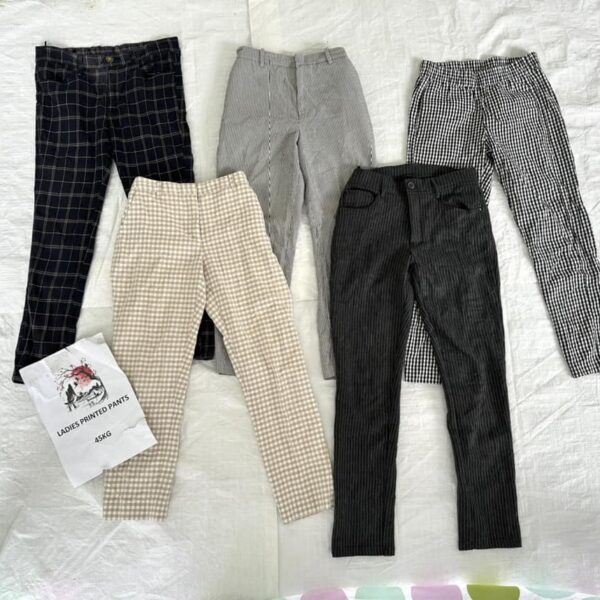 กางเกงลายล้วน Print pants ญี่ปุ่น ป้ายวิว - Image 3