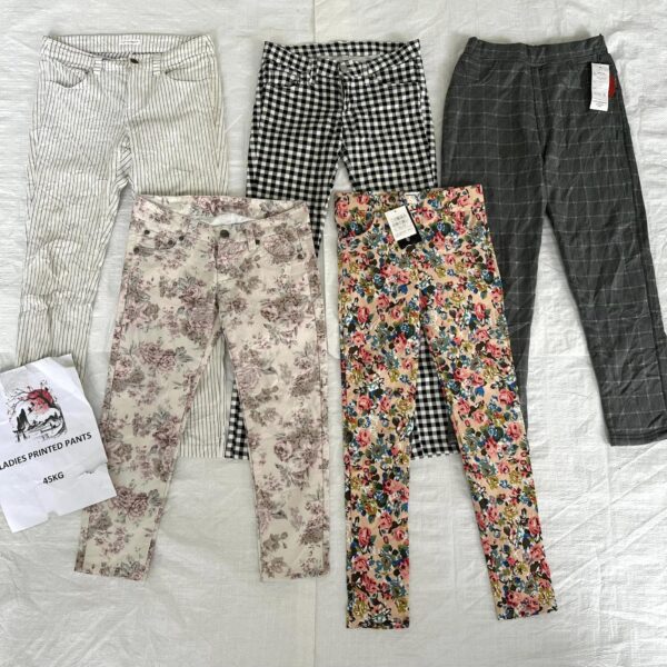 กางเกงลายล้วน Print pants ญี่ปุ่น ป้ายวิว - Image 5