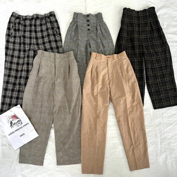 กางเกงลายล้วน Print pants ญี่ปุ่น ป้ายวิว - Image 6