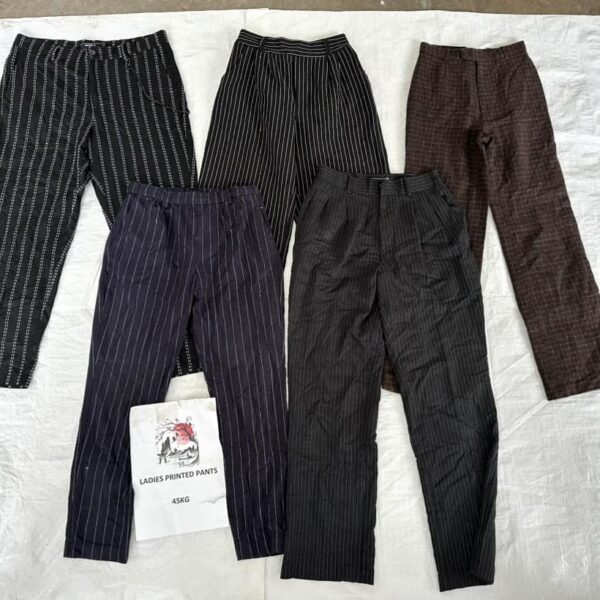 กางเกงลายล้วน Print pants ญี่ปุ่น ป้ายวิว - Image 7