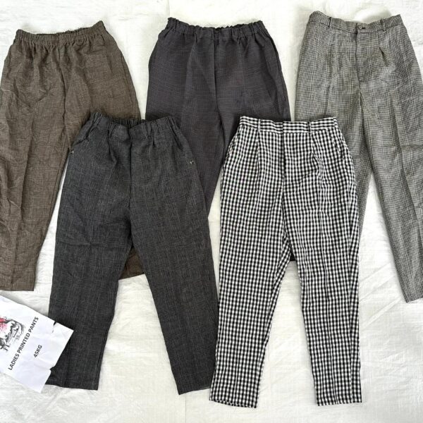 กางเกงลายล้วน Print pants ญี่ปุ่น ป้ายวิว - Image 9