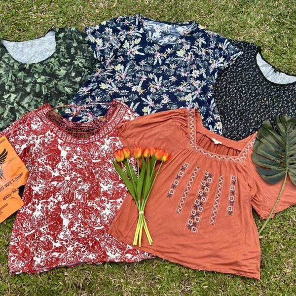 เสื้อยืดแฟชั่นสาวอวบ ป้ายอินทรีส้ม - Image 5