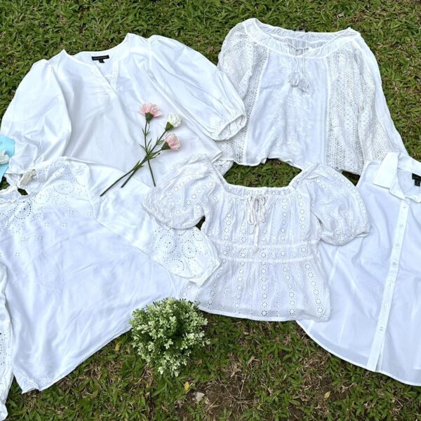 เสื้อขาวแฟชั่น ป้ายSimbra - Image 4