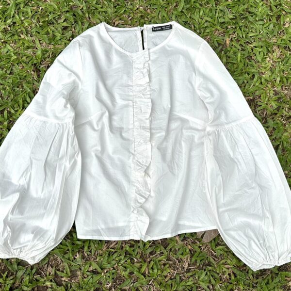 เสื้อขาวแฟชั่น ป้ายSimbra - Image 8