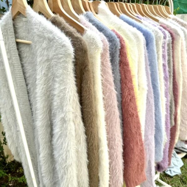 ไหมพรมขนมิงค์ Fur ญี่ปุ่น ป้ายขาว - Image 3
