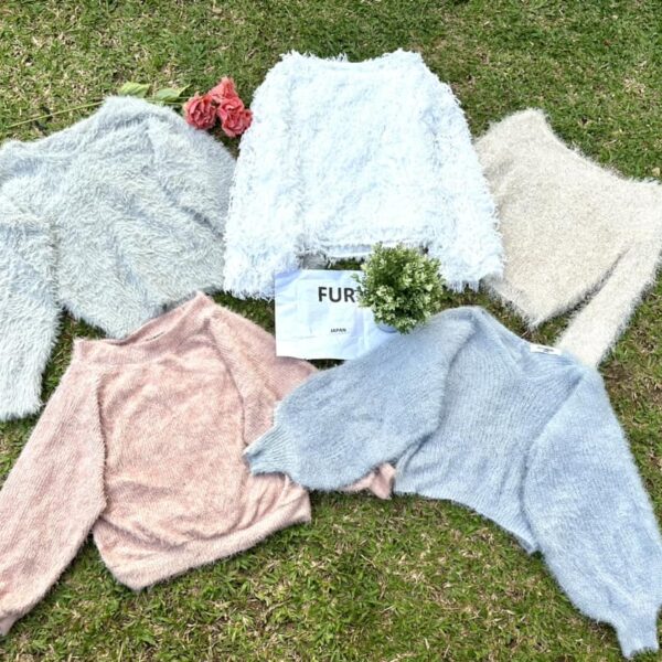 ไหมพรมขนมิงค์ Fur ญี่ปุ่น ป้ายขาว - Image 7