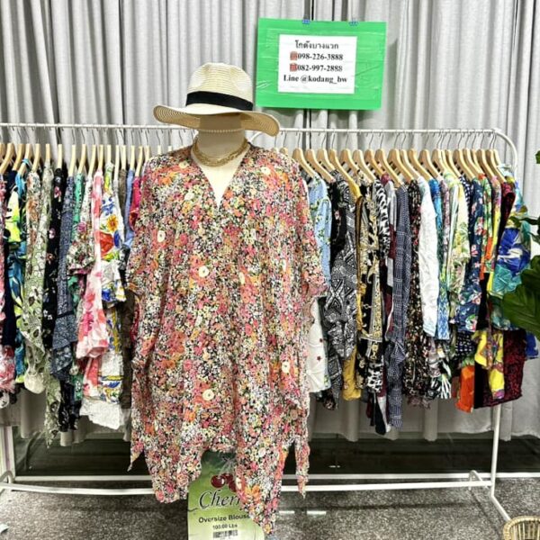 เสื้อแฟชั่นสาวอวบ ป้ายเชอรี่ - Image 3