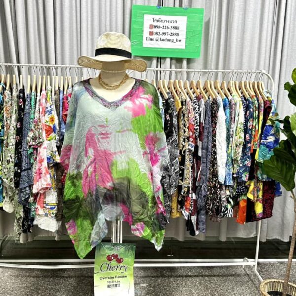 เสื้อแฟชั่นสาวอวบ ป้ายเชอรี่ - Image 8