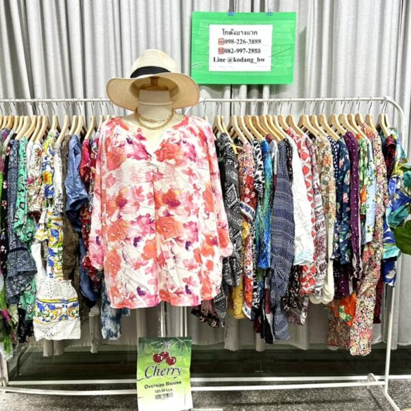 เสื้อแฟชั่นสาวอวบ ป้ายเชอรี่ - Image 11