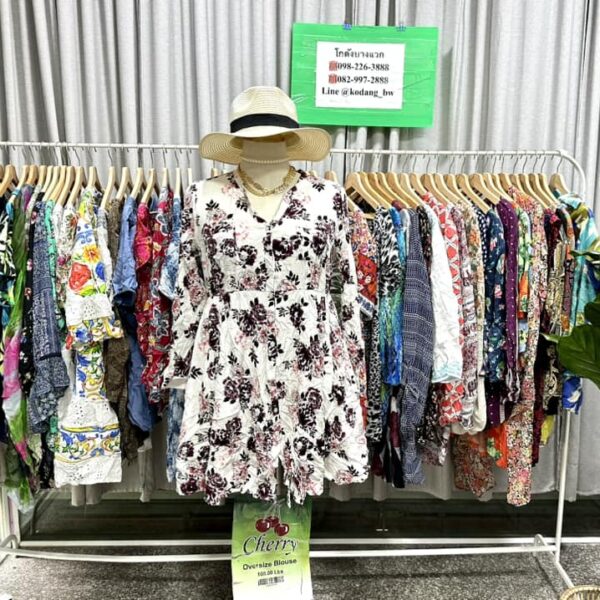 เสื้อแฟชั่นสาวอวบ ป้ายเชอรี่ - Image 14