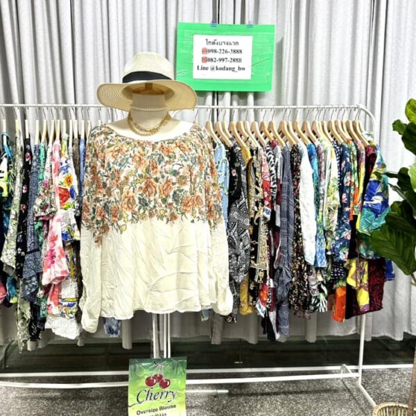 เสื้อแฟชั่นสาวอวบ ป้ายเชอรี่ - Image 15