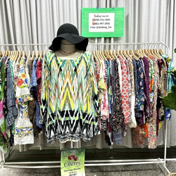 เสื้อแฟชั่นสาวอวบ ป้ายเชอรี่ - Image 17