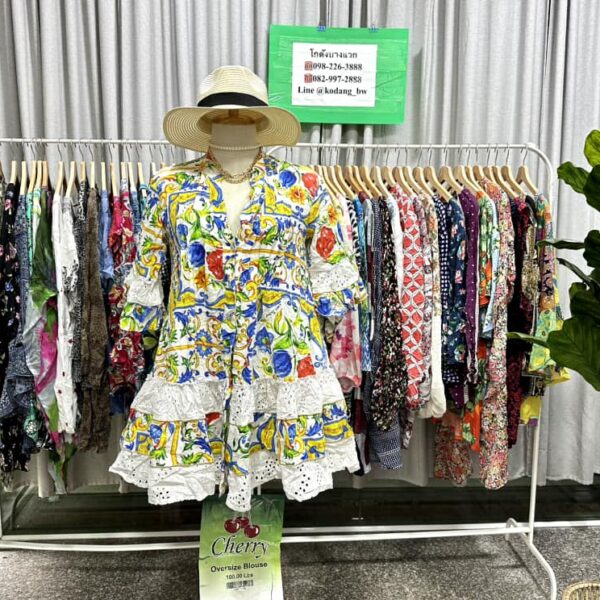เสื้อแฟชั่นสาวอวบ ป้ายเชอรี่ - Image 18