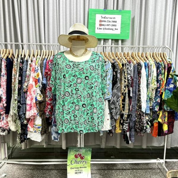 เสื้อแฟชั่นสาวอวบ ป้ายเชอรี่ - Image 20