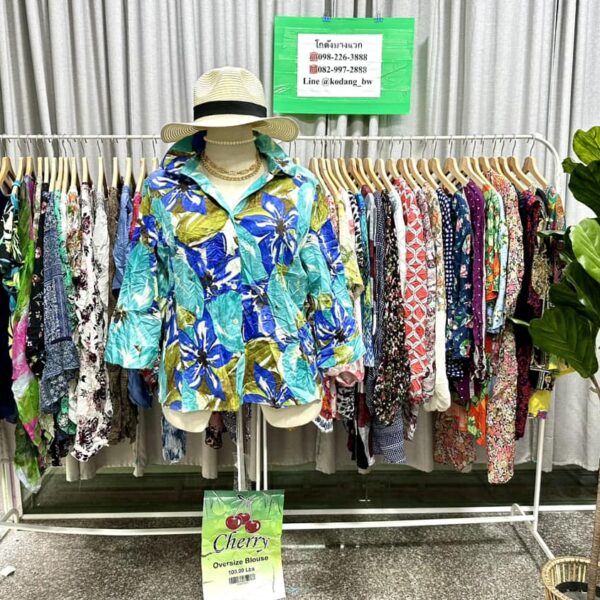 เสื้อแฟชั่นสาวอวบ ป้ายเชอรี่ - Image 24