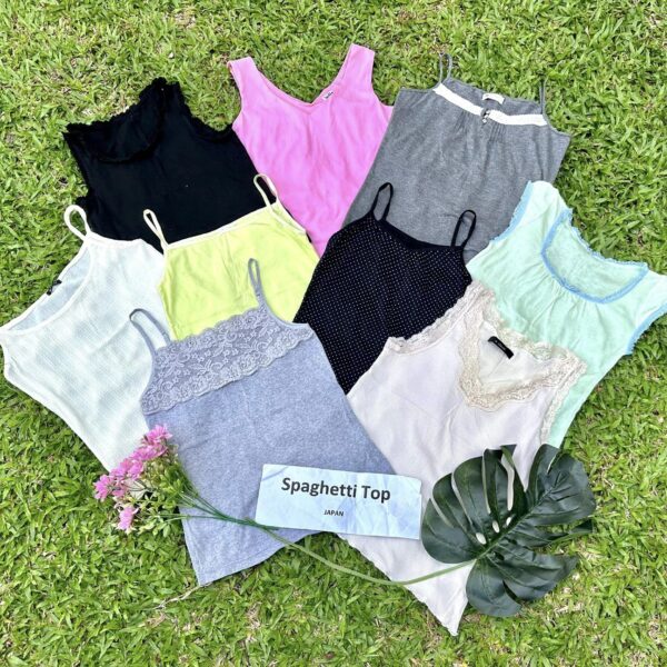 เสื้อสายเดี่ยว ญี่ปุ่นป้ายขาว - Image 5