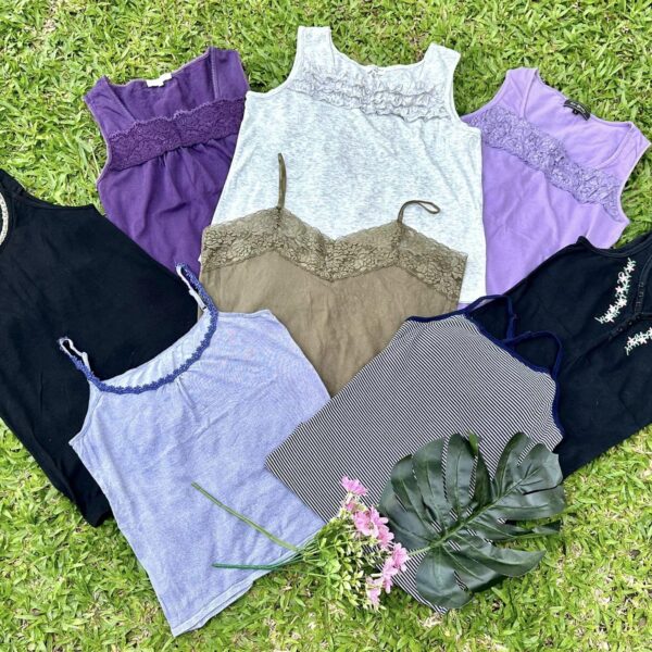 เสื้อสายเดี่ยว ญี่ปุ่นป้ายขาว - Image 11