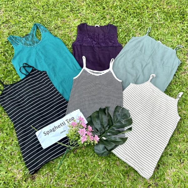 เสื้อสายเดี่ยว ญี่ปุ่นป้ายขาว - Image 12