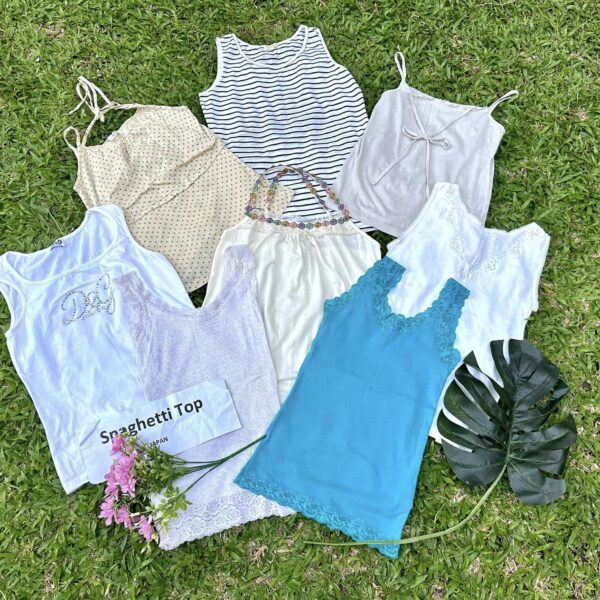เสื้อสายเดี่ยว ญี่ปุ่นป้ายขาว - Image 18