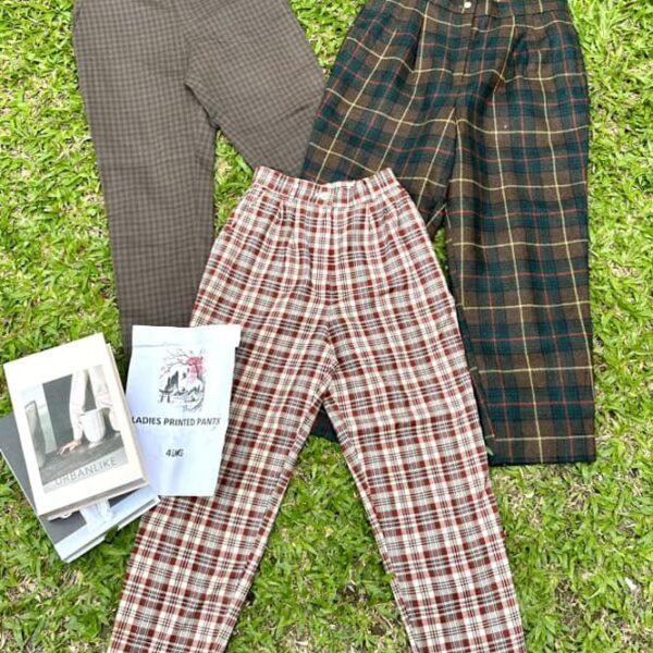กางเกงลายล้วน Print pants ญี่ปุ่น วิว - Image 2
