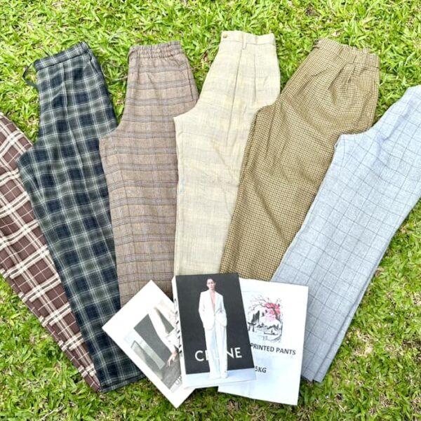 กางเกงลายล้วน Print pants ญี่ปุ่น วิว - Image 8