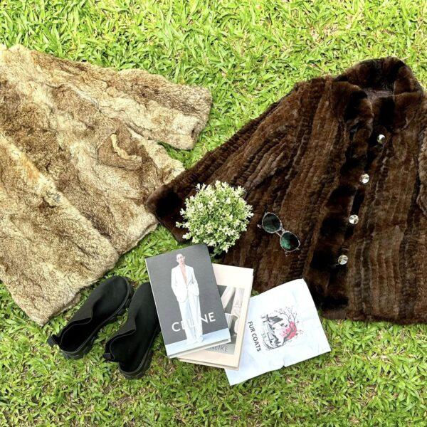 เสื้อคลุมขนเฟอร์ Fur coat ญี่ปุ่น ป้ายวิว - Image 2