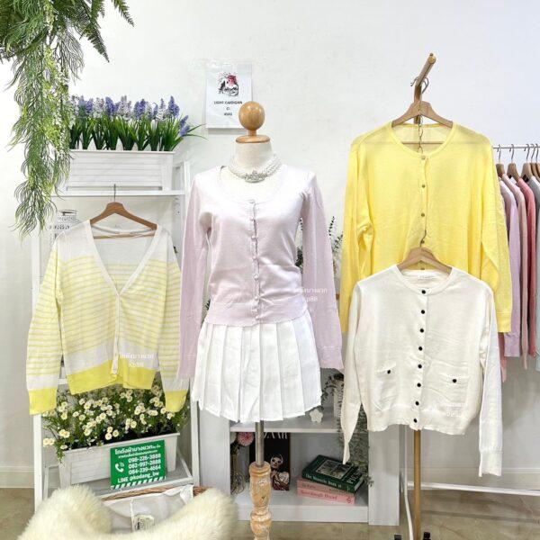 เสื้อคลุมคาดิแกนบาง ญี่ปุ่นวิว