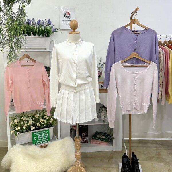 เสื้อคลุมคาดิแกนบาง ญี่ปุ่นวิว - Image 13