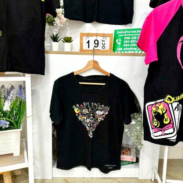 เสื้อยืดดำล้วน CT-K แอปเปิ้ล - Image 14