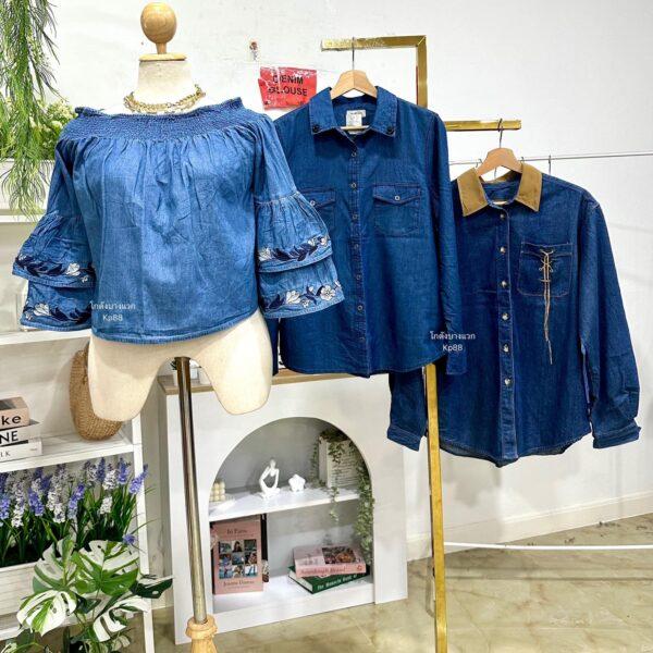 เสื้อยีนส์บาง ป้ายแดง - Image 6