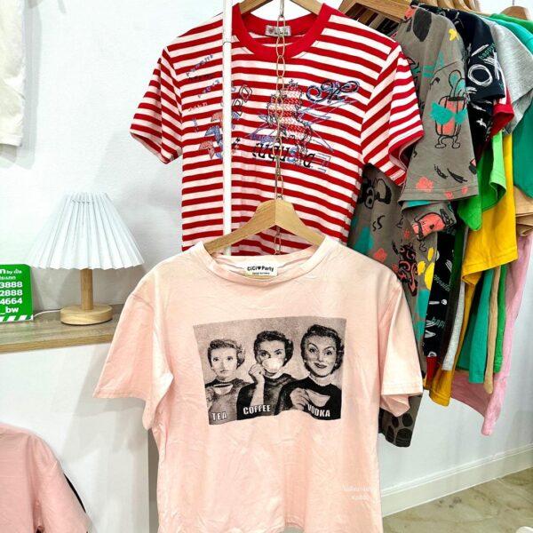 เสื้อยืดสีYD ป้ายแอปเปิ้ล - Image 2