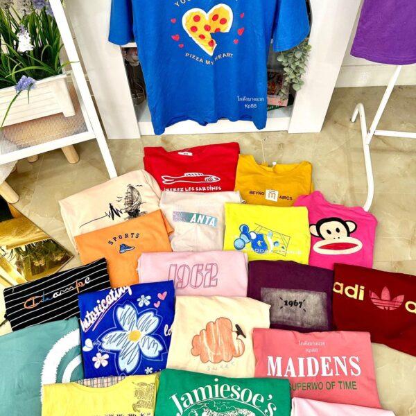 เสื้อยืดสีYD ป้ายแอปเปิ้ล - Image 8