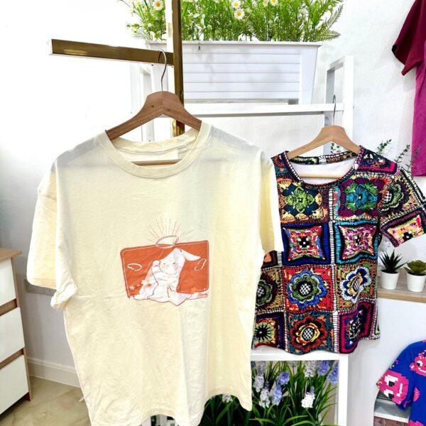 เสื้อยืดสี 🍎ป้ายแอปเปิ้ล - Image 15
