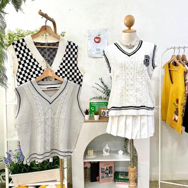 เสื้อกั๊กไหมพรม SV ป้ายแอปเปิ้ล - Image 10